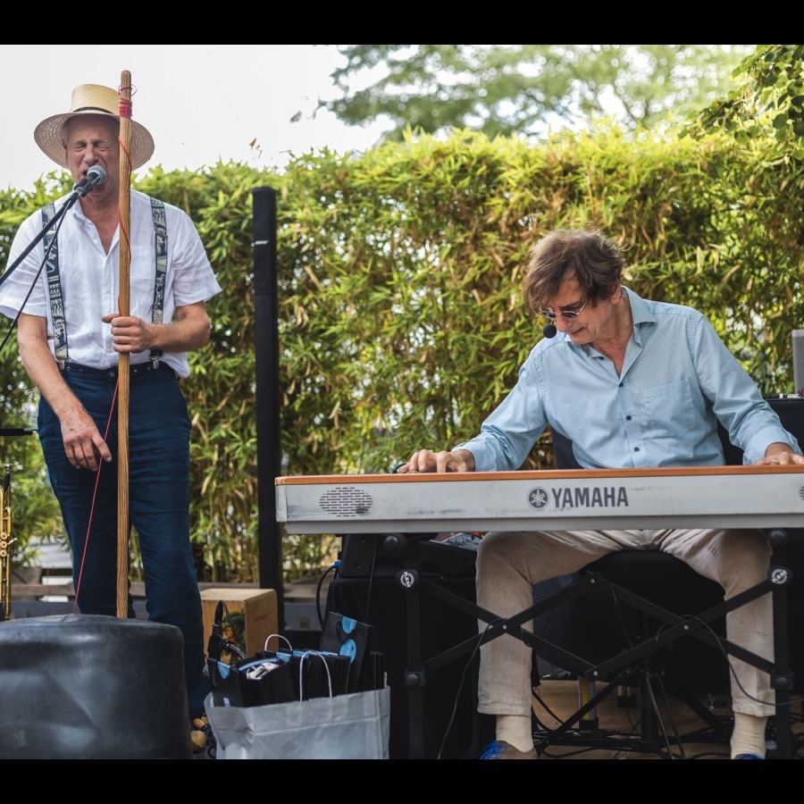 Live-Band beim Sommerfest
