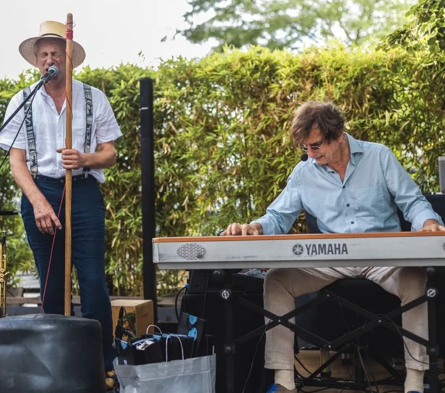 Live-Band beim Sommerfest