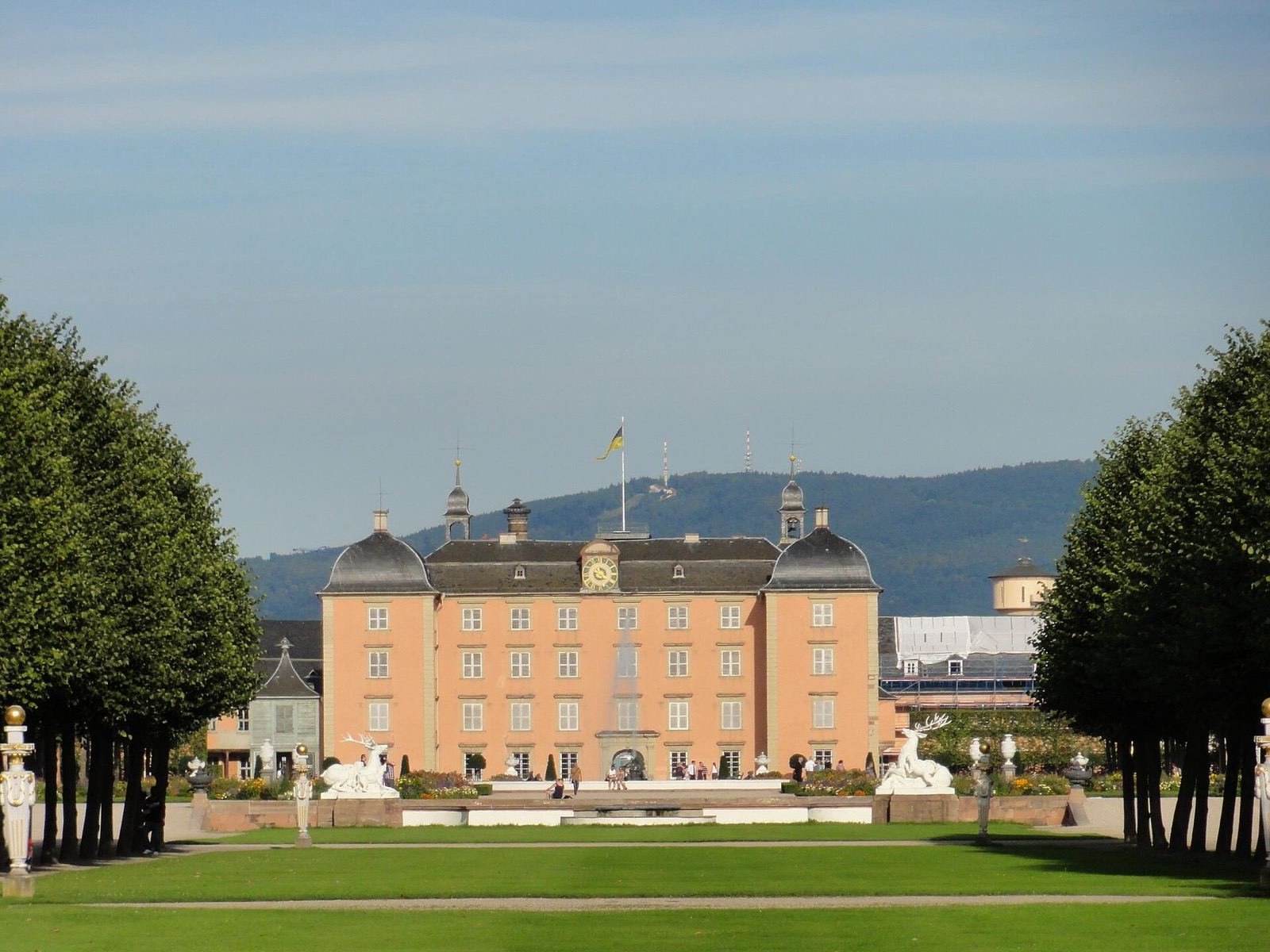 Schloss Schwetzingen von der Gartenseite